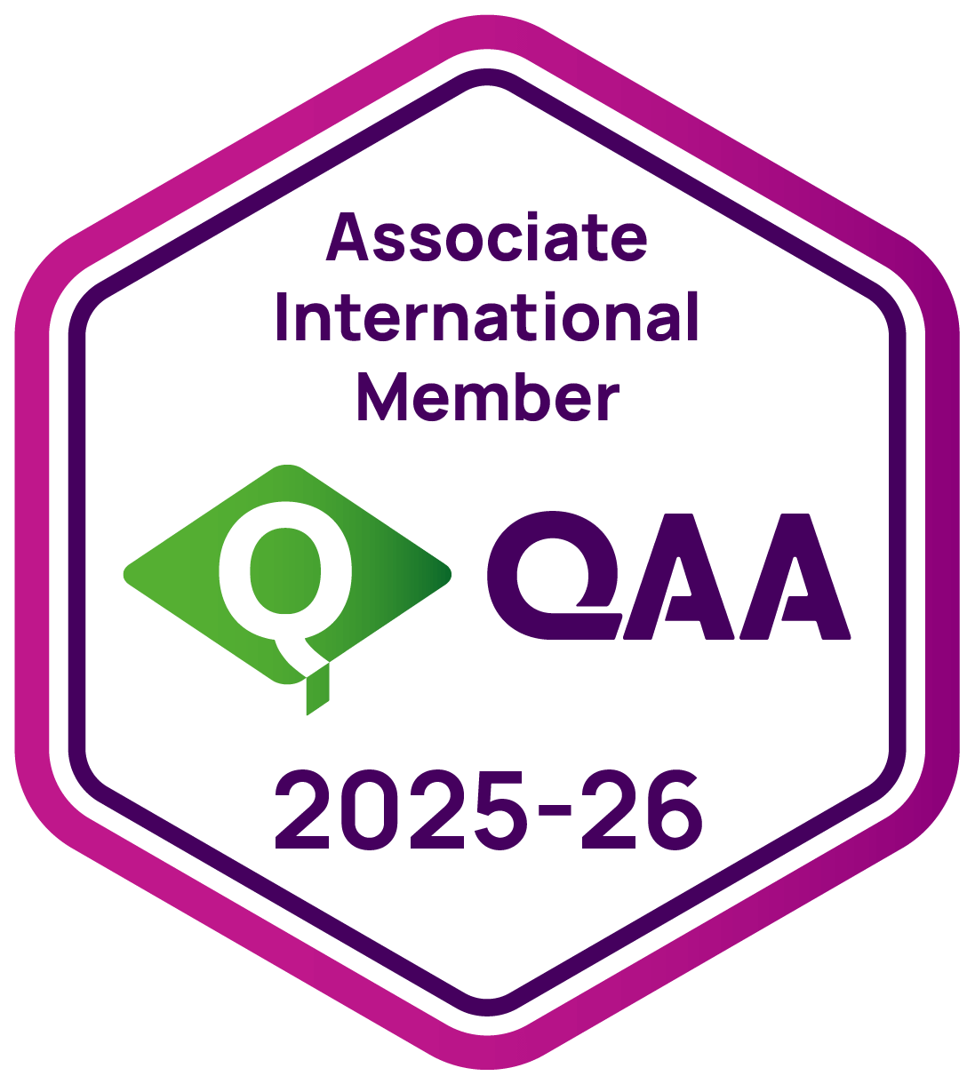 QAA Associate International Member Badge
